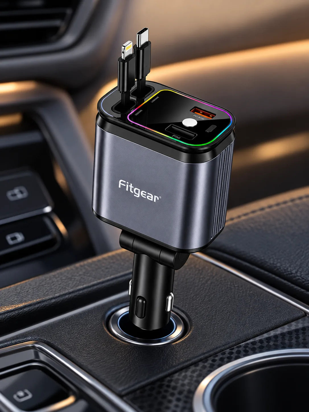 4-in-1 Fast Car Charger