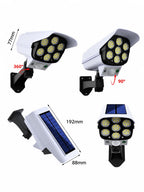Solar Motion Sensor Security Light with Dummy Camera Look – solar powered – usage demonstration
