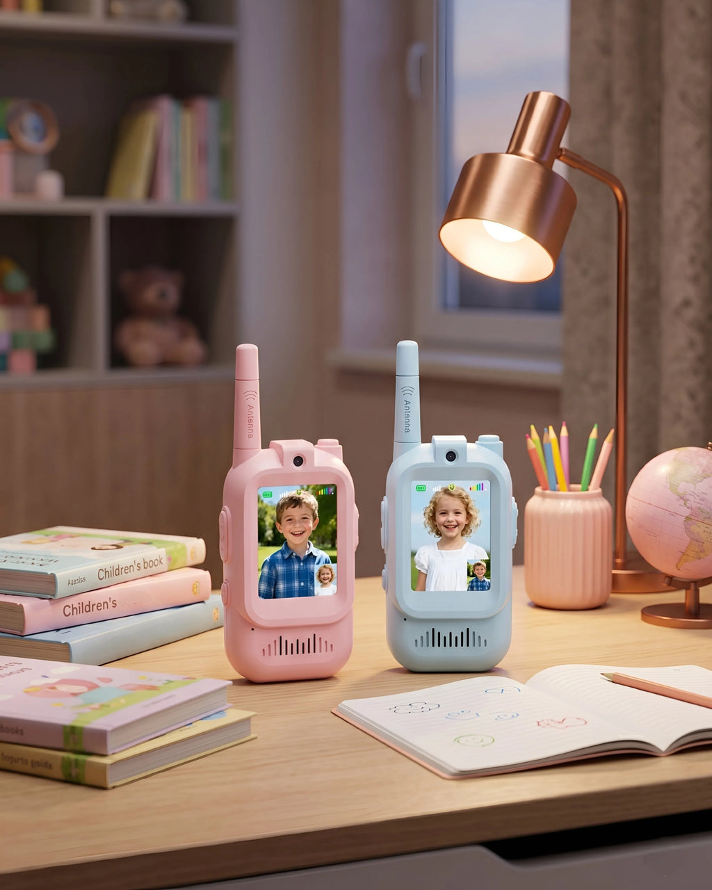 Kids Video Walkie Talkie Toy – video walkie talkie – side angle view