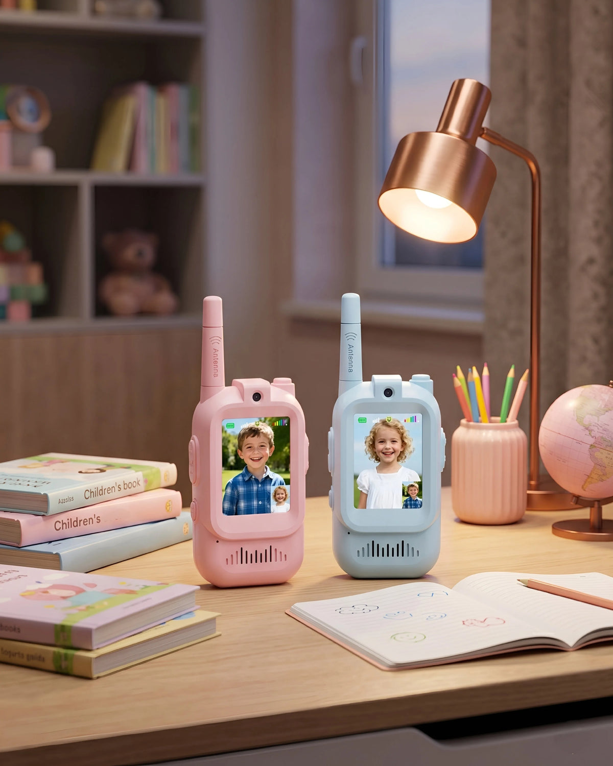 Kids Video Walkie Talkie Toy – video walkie talkie – side angle view