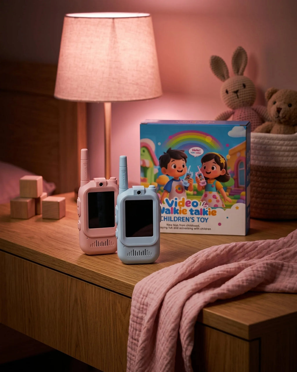 Kids Video Walkie Talkie Toy – kids toy – close-up detail view