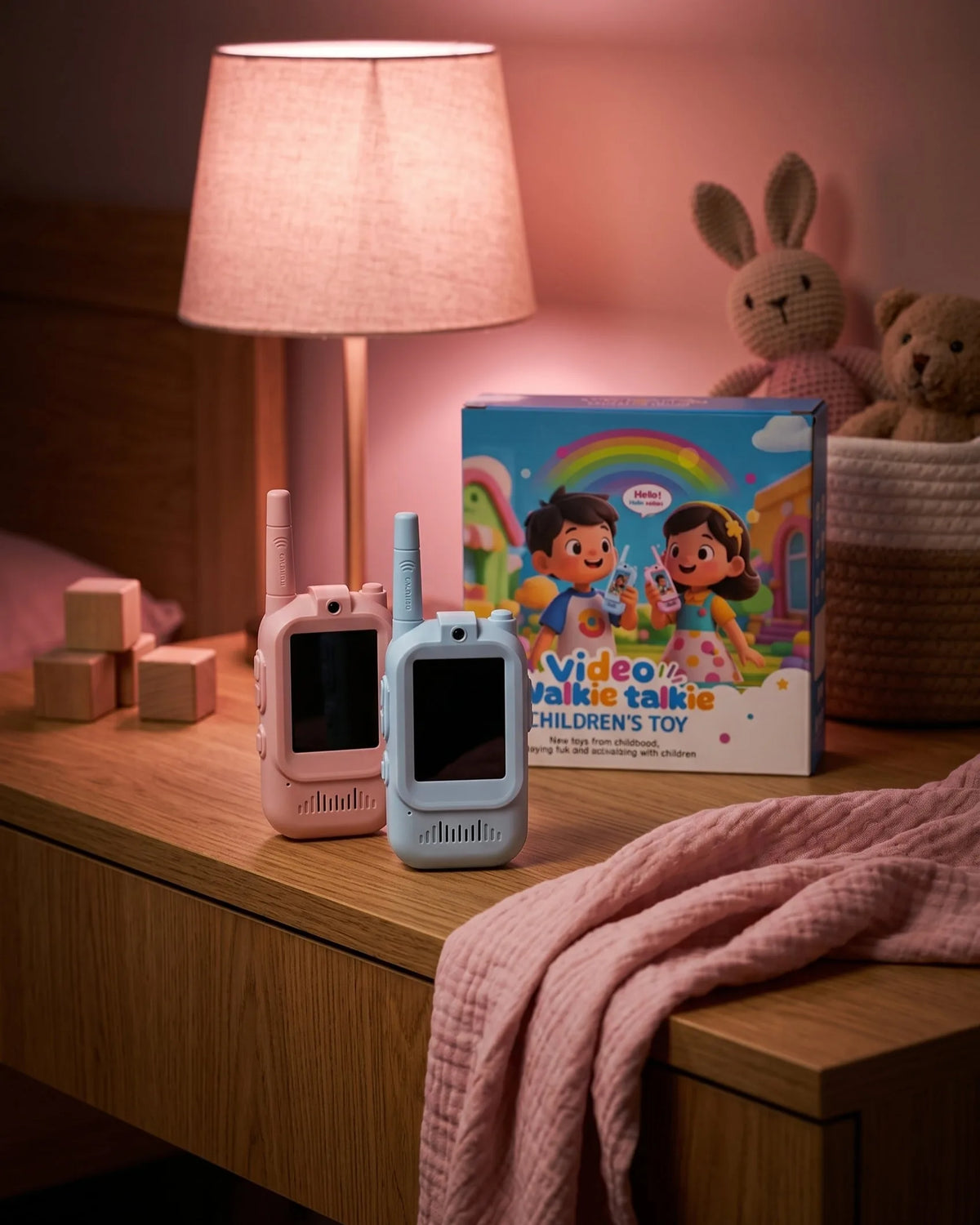 Kids Video Walkie Talkie Toy – kids toy – close-up detail view