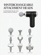 MAXTOP MP-999 Three-Head Massage Gun