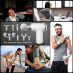 MAXTOP MP-999 Three-Head Massage Gun – three-head massage gun – main product view