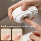 2-in-1 Electric Nail Trimmer & Polisher | Safe for Kids & Adults – electric nail trimmer – main product view